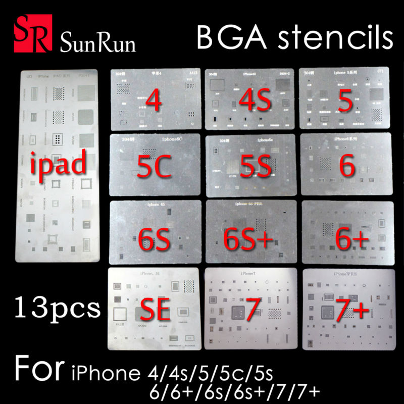  ǰ 16 / Ǯ Ʈ BGA Reballing ٽ  4 4s 5 5s 5c 6 6 + 6S 6s + SE iPad 7 7 + 8 X ÷ ŰƮ